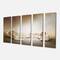 Designart - White Lion Family - Animal Canvas Wall Art